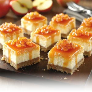 "Caramel Apple Cheesecake Bars: The Ultimate Fall Dessert